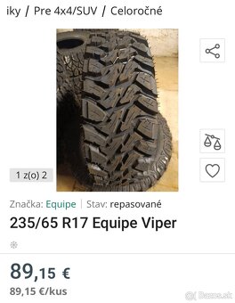 235/65 r17 - 2