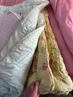Paplony 3, ovcia vlna, plus ochranny topper - 2