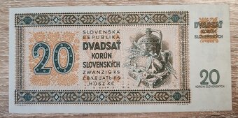 20 Ks, 1942, Nz11, Slovenský štat, Rezervovaná - 2