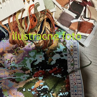 Sada na krizikove vysivanie - Zvieratka animovane - 2