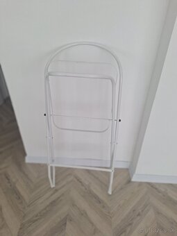 Stojan na vaničku, MALTEX 100cm biely - 2