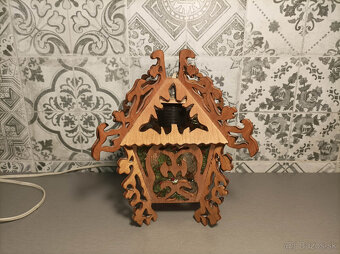 Retro drevená lucerna - 2