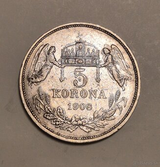 5 Koruna 1908 K.B František Jozef I. - 2