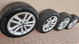 Original Audi 18" disky s letnými pneu Pirreli 225/55 R18 4 - 2