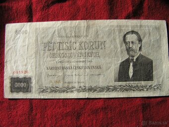 ČESKOSLOVENSKÉ POVOJNOVÉ BANKOVKY: 1945-1950 - 2