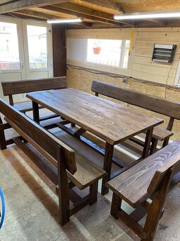 zahradne sedenie z masivu - 2