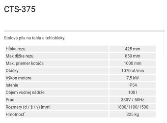 Stolova pila CEDIMA - 2