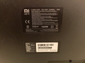 Xiaomi Mi 4S 43" (L43M5-5ASP) – 4K Android TV - 2