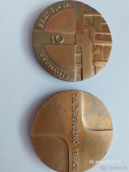 Medaily Slovnaft 10 rokov, 15 rokov - 2