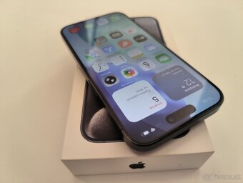 apple iphone 15 PRO 128gb Blue / Batéria 100% - 2