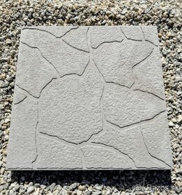 ✅ AKCIA ✅ Betónová dlažba (kocky) 30x30x3cm vzor kameň - 2