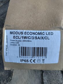 Núdzové osvetlenie modus economic LED REZERVOVANÉ - 2