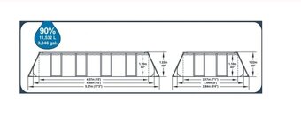 Bazén Bestway  4,88 x 2,44 x 1,22 m - 2