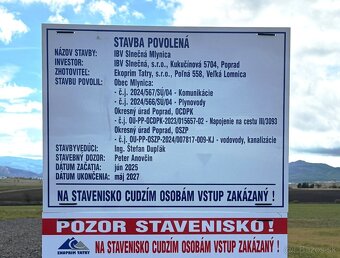 Stavebné pozemky 590 m2 a 926 m2 s krásnym výhľadom na TATRY - 2