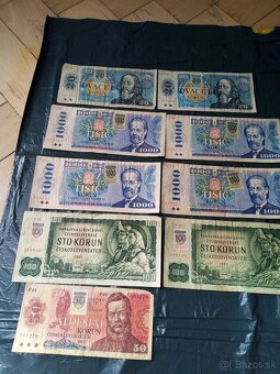 predám okolkované bankovky - 2
