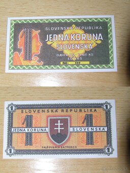 RU,ČSSR , ČSR- nevydanné bankovky , návrhy oboustranná kopie - 2