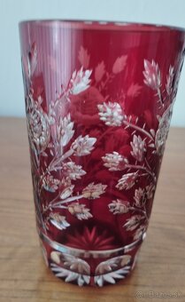 Starožitný sklenený pohár - 2