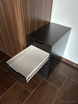 Zásuvkový diel IKEA ALEX (čiernohnedá) - 2