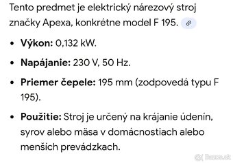 Nárezový krájač - 2