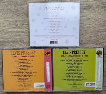 Cdčka 3x Elvis Presley za 25€ - 2