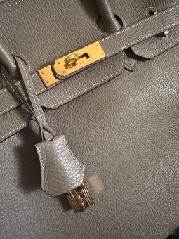 Nádherná nová Hermes birkin 30 taupe kabelka - 2