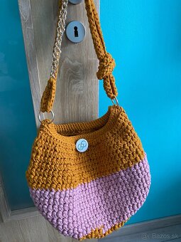 Handmade háčkovaná kabelka - 2