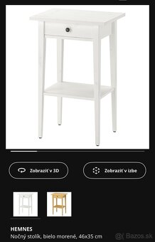 IKEA Hemnes nocny stolik 2 ks - 2