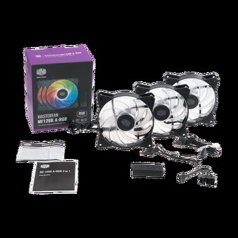 Cooler Master MasterLiquid ML240L RGB + 4 RGB ventilátory - 2