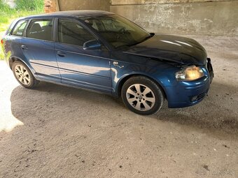 AUDI A3 1.6 benzín, 75 kW, r. 2006, modrá metalíza - 2