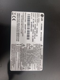 LG 47LV5500 na náhradné diely - 2