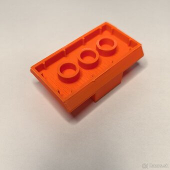 Adaptér medzi Lego Duplo a drevenými koľajnicami - 2