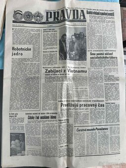 Staré noviny Pravda, rolnicke druzstvo, nedelna pravda - 2