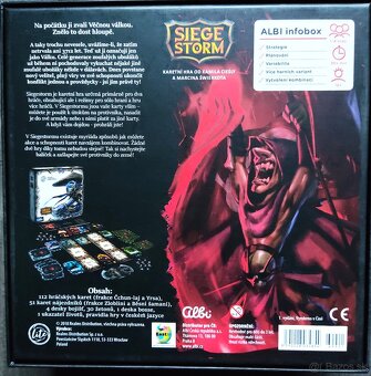 Spoločenská hra Siege Storm s rozšírením - 2