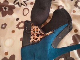 Jesenné kotnikove čižmičky zenske cizmy topanky - 2