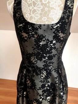 Čierne čipkované šaty, Oasis, 36 - 2