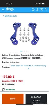 Subaru impreza WRX redukcie - 2