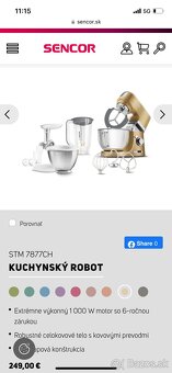 Sencor roboticky mixer - 2
