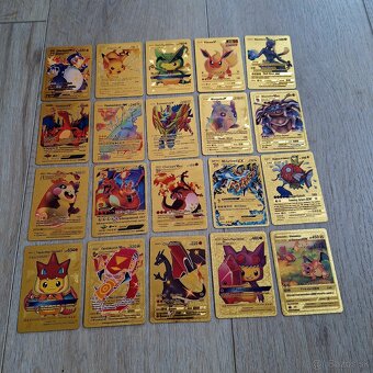 Zlaté pokemon karty - 2