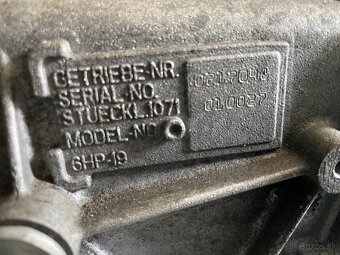 Automatická prevodovka ZF GA6HP19Z - 2