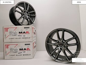 9J R18 5x112 ET50 Mercedes A, B, C, CLA alu disky 1223 - 2