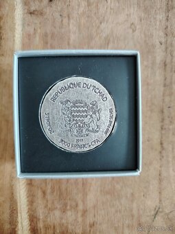 Strieborná investičná minca Queen Nefertiti 5 Oz 2017 - 2