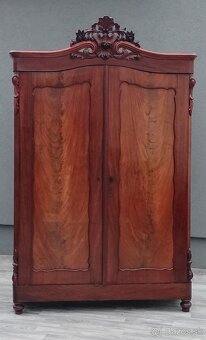 Skriňa starožitná Biedermeier z 50 . rokov 19 . storočia. - 2