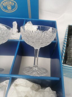 Krištáľ, poháre, long drink, šampanské - 2