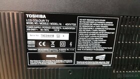 Predam TV Toshiba 40XV733 - 2