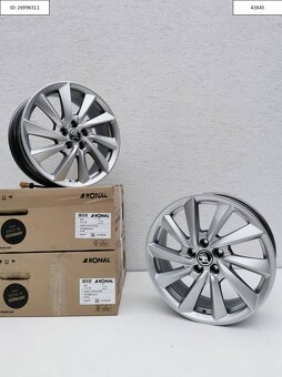 Nové Ronal 7,5X18 ET40 5X112 Škoda Alu disky R18 1211 - 2