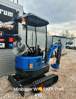PREDAJ - Minibager WORKER Profi 10 - 2