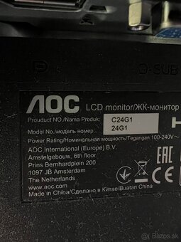 Monitor - 24” - 120hz - zaoblený - 2