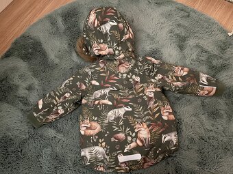 Newbie zimná bunda lesné zvieratká veľ 86 - 2