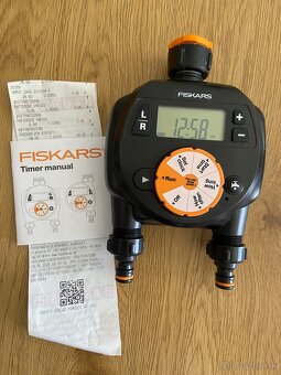 Fiskars casovac na polievanie 2 vystupy - 2