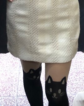 —————Béžová/krémová sukňa, H&M, S/36, 3 E———— - 2